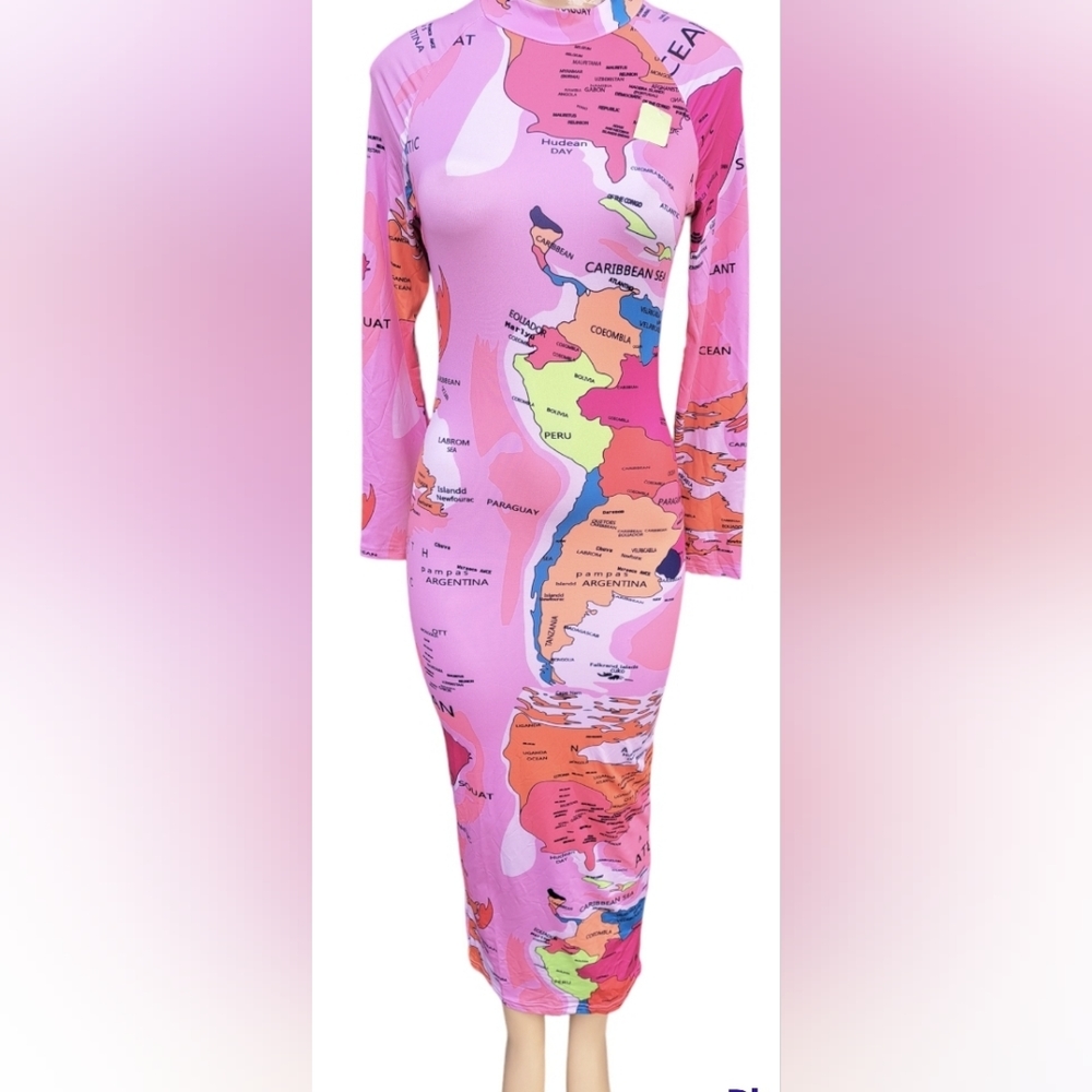 Around the world Sexy dress